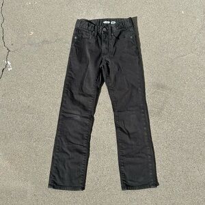 Charcoal Grey Old Navy Straight Leg Pants - Boys 8